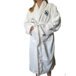 McKLPOA Plush White Bathrobe