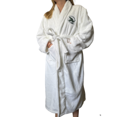 McKLPOA Plush White Bathrobe McKLPOA Plush White Bathrobe